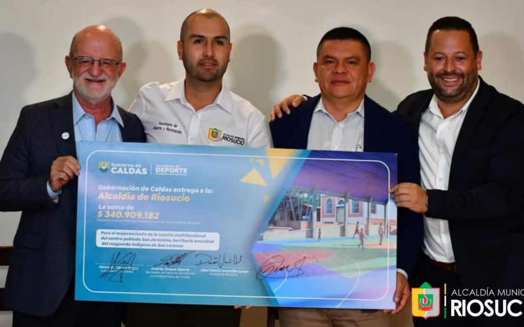 Gestiones para infraestructura deportiva
